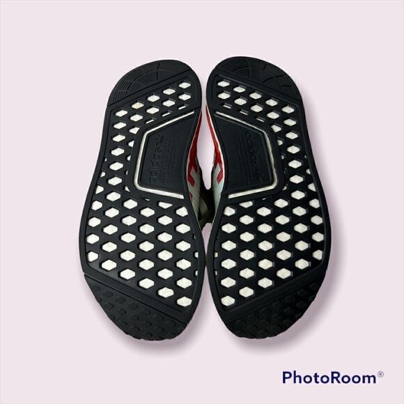 Adidas Ultraboost Boost Green Red Stretch Shoes - Picture 3 of 4